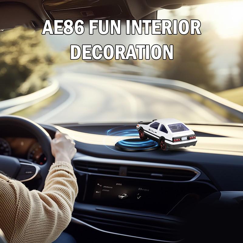 Вращающийся Ae86 Drift Car Gyroscope Decorations Classic Car Model Statue Гоночный Drifting Dashboard Center Console Decoration Gifts