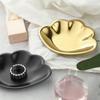 Shell Shape Metal Trays High Quality Stainless Steel Plating Decorative Plates 9*7cm Small Jewelry Trays