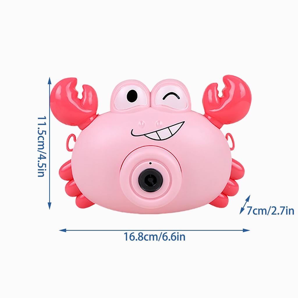 Машина для мыльных пузырей игрушка-краб огнетушитель электрический детский уличный летний игрушка 60 мл