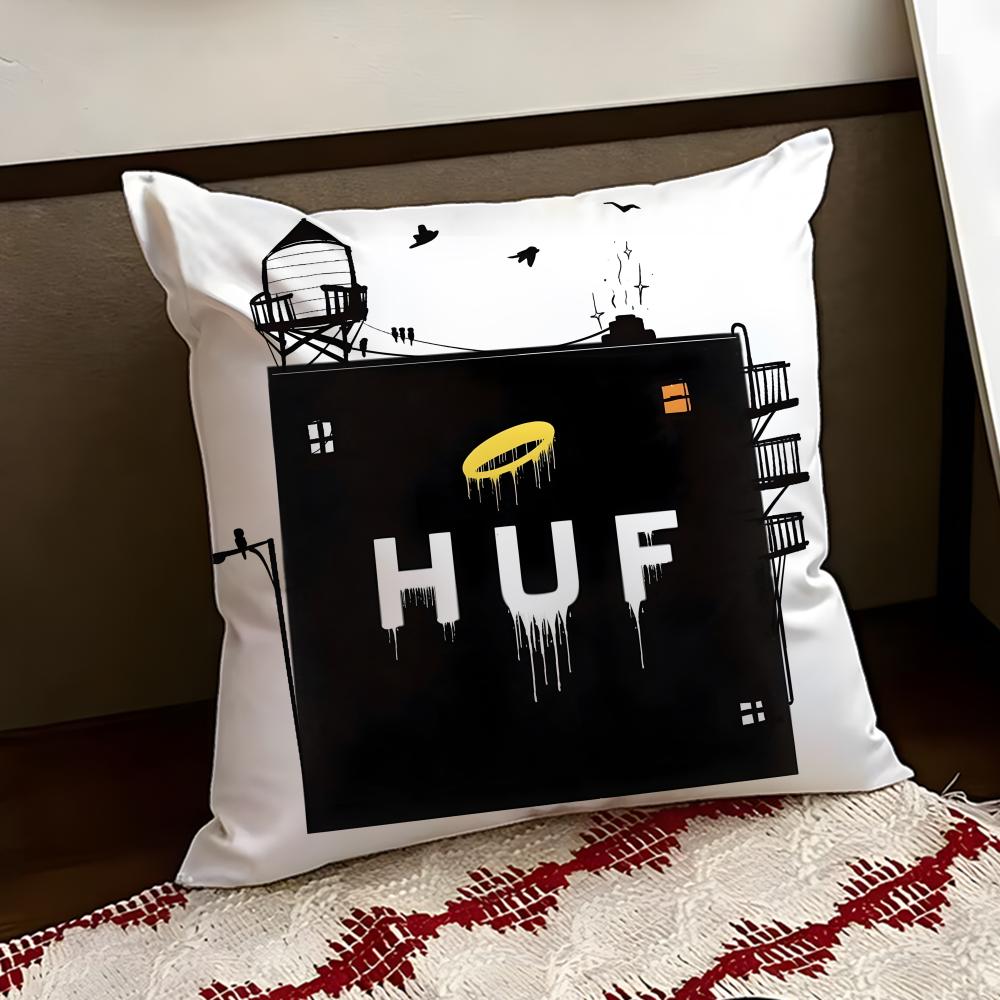 Brand HHuf Fashion Cushion Cover Reversible Soft Durable Pillow Cover Home Car MultiScene Use for Daily Comfort