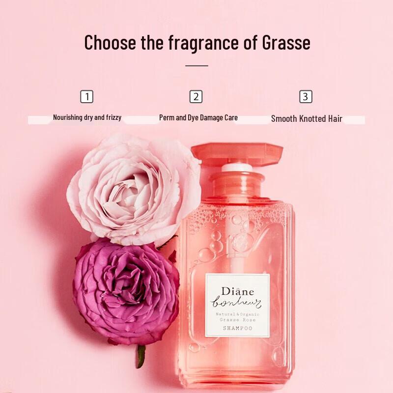 Diane Bonheur Rose Perm & Dye Repair Shampoo