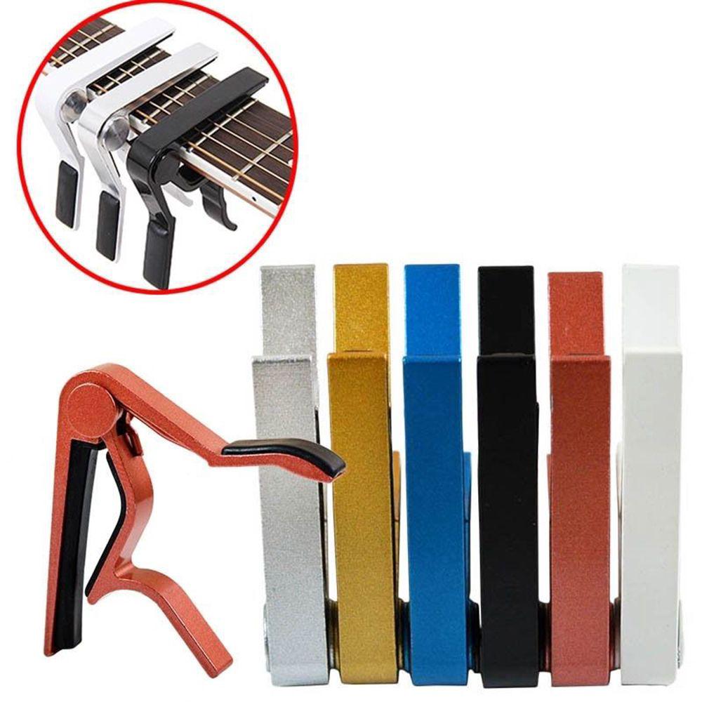 Portable Replacement Spring Trigger Fast Release Guitar Capo Aluminium Alloy Key Clamp Quick Change