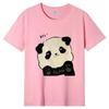 Summer Ladies Cute Cat Printed Cotton Breathable Style T-Shirt Short Sleeve