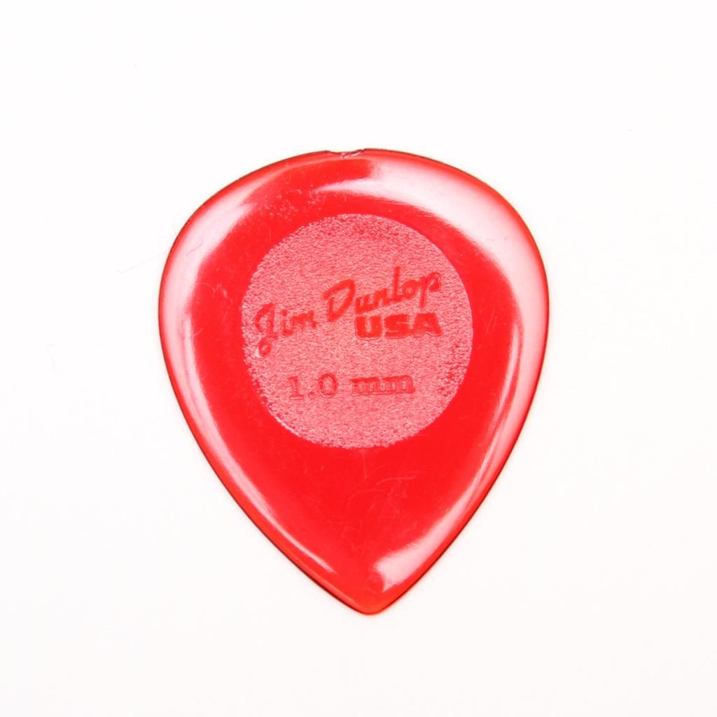 Jim Dunlop Big Stubby Picks Includes Jim Dunlop Big Stubby Picks and Musent Custom Players Picks (36-Pack) - 1.00mm 475B100-RED-36P