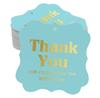 Real Gold Foil Thank You For Celebrating The Bride To Be Bridal Shower Tags Favor Bracket Shape Hang Pack Of 100 Paper