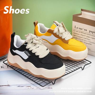 Новые мужские и женские повседневные туфли на толстой подошве в стиле China-Chic в стиле ретро для национальных меньшинств, универсальные студенческие туфли для сноуборда