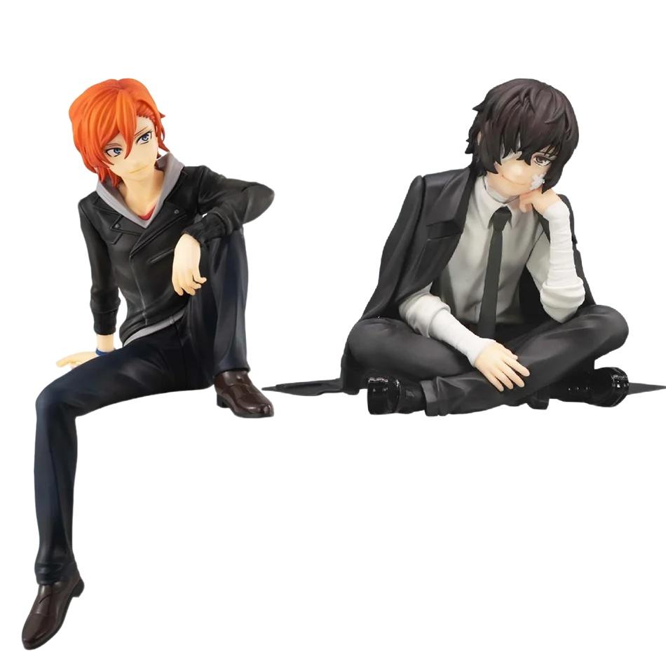 Bungo Stray Dogs Дазай Осаму и Накахара Чуя Аниме Фигурка Экшн-модели Коллекция Подарок на День Рождения Японская Периферия