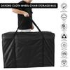 Rollator Travel Bag Oxford Cloth Wheelchair Travel Bag Waterproof Wear Resistant Folding Wheelchair Bag for Folding Walker Car