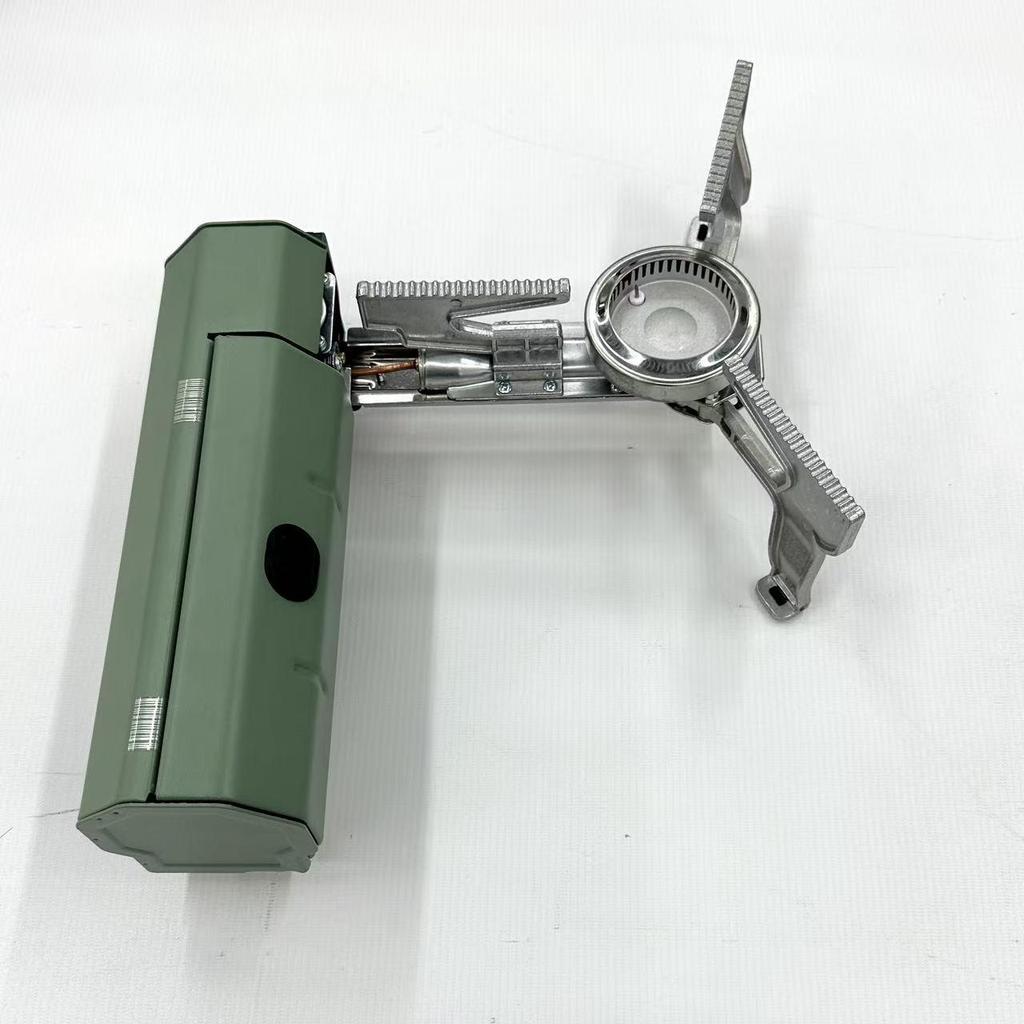 Portable Folding Gas Stove and Kettle for Outdoor Tea Brewing