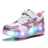 Roller Skates 2 Wheels Shoes Glowing Lighted Led Children Boys Girls Kids Luminous Sports Boots Casual Sneakers