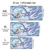 Magic Anime Gaming Mouse Pad Large Non-Slip Keyboard Desk Mat Rubber Precision Lock Edge computer Office Accessories 900X400mm