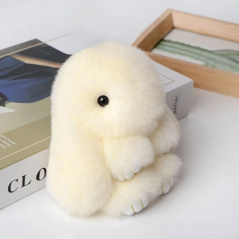 Брелок в виде кролика, меховой милый кролик, помпон, кукла, игрушка, брелок, милая сумочка, подвеска, декор, ключи от машины, подвеска в виде кролика, кролик, подарки