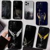 A-Архангел М-Михаил Крест Чехол для телефона Для iPhone 17,16,15,14,13,12,11 Plus,Pro Max,XS,Мягкий Силиконовый Черный Чехол
