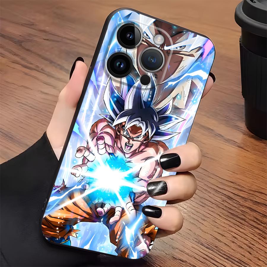 Чехол для iPhone XS Max XR 13 12 11 17 Pro Max 7 8 15 16 14 Plus 17Air Черный Мягкий Чехол для Телефона Dragon Ball Z Вселенная Goku