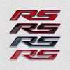 PDKLM1 3D Металлическая Красная Черная Логотип RS Эмблема Буквы Значок Автомобиля Наклейка на Багажник Для Chevrolet Chevy Blazer Onix Sonic RS Наклейка Аксессуары