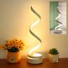 Dimmable LED Spiral Table Lamp Finesse Decor Night Light USB Plug In 3 Color Bedside Lamps Desk Light Efficient Lighting Cute Light Lamp