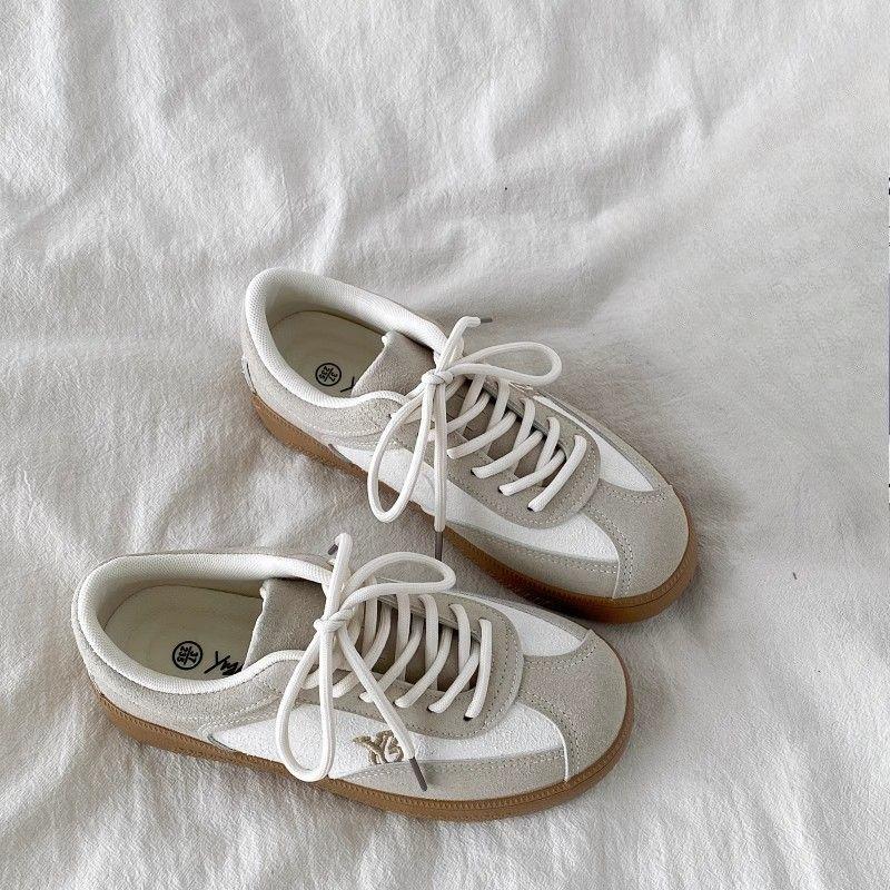 Новые ретро немецкие тренировочные женские кроссовки на шнуровке, спортивные, на толстой подошве, повседневные модные кроссовки