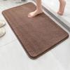 Imitated Cashmere Thickened Bathroom Absorbent Floor Mat Non-slip Door Mat Bedroom Living Room Carpet