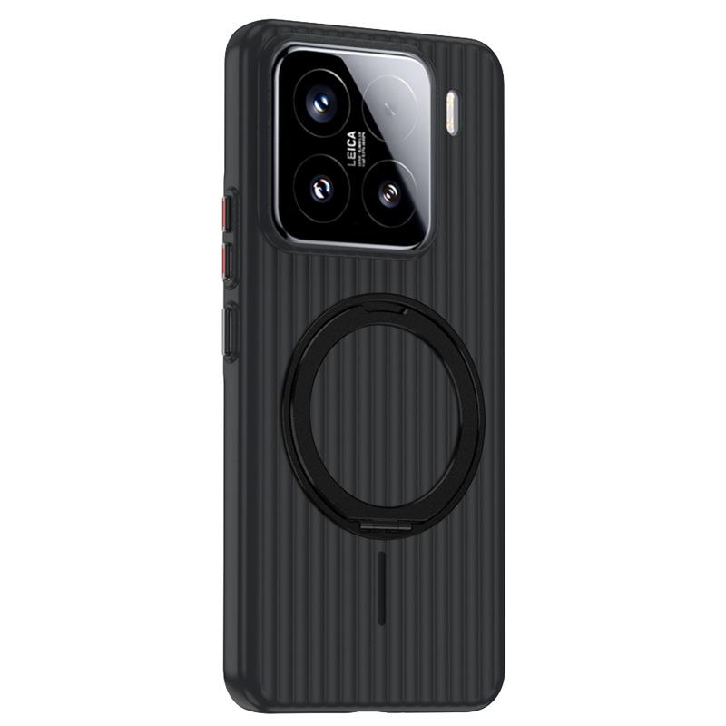 Применимо к чехлу для мобильного телефона Xiaomi 17promax с гофрированным магнитным держателем 15ultra, чувствительный к коже, УФ-эксимерный, высококачественный, жесткий