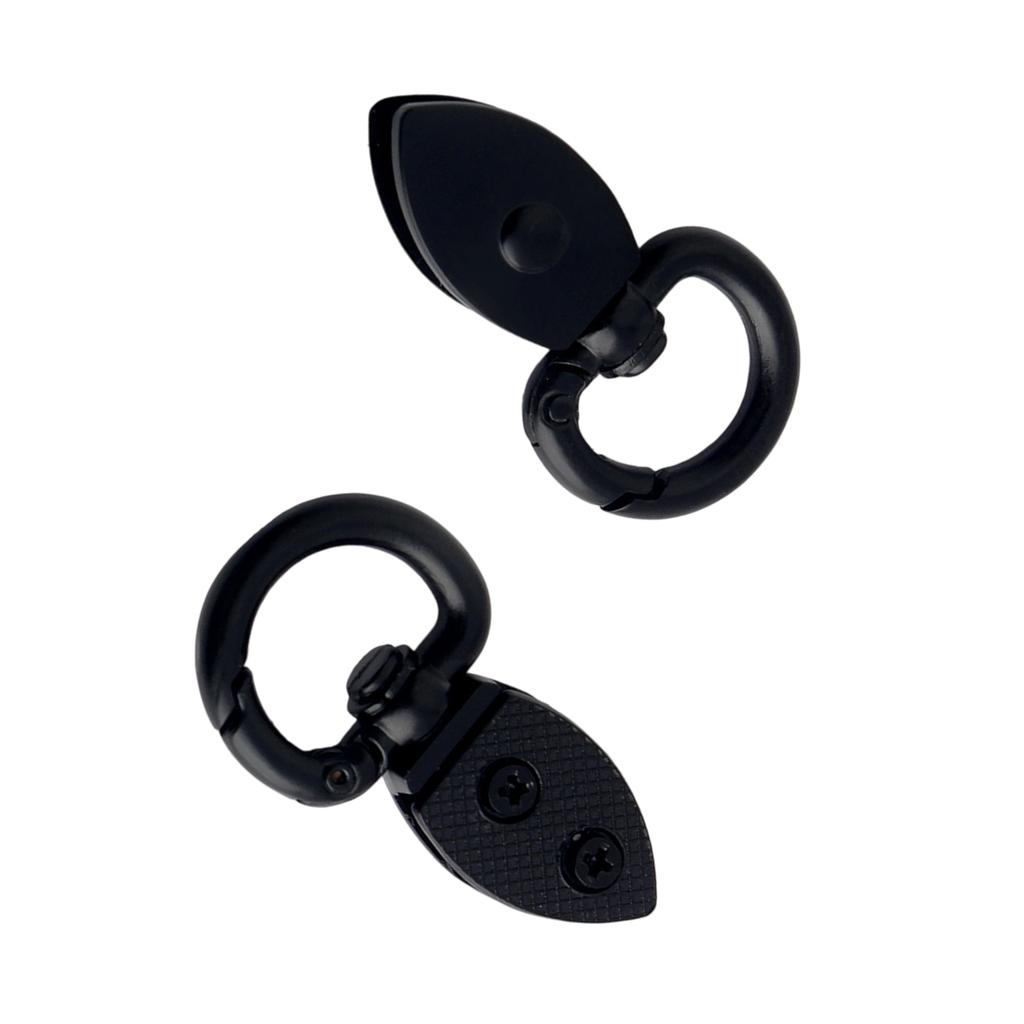 2 шт. Античная металлическая пружинная застежка Соединитель ремня сумки Сверхпрочная боковая пряжка-замок для DIY аксессуаров для сумки