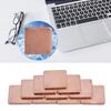 10pcs Heat Sink Thermal Pad Copper Sheet Shim Piece for GPU CPU Laptop for Computer North South Bridge Connection, Graphics Card