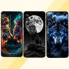 Лев Медведь Кот Крутой Для Samsung A73 A72 A71 A55 A54 A53 A52 A51 A13 A22 A16 A15 A12 A14 A26 A07 5G Черный Чехол для Телефона