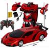 Remote Control Car - HUIXIN - Robot Model - Red - Transformable - 10 Pieces