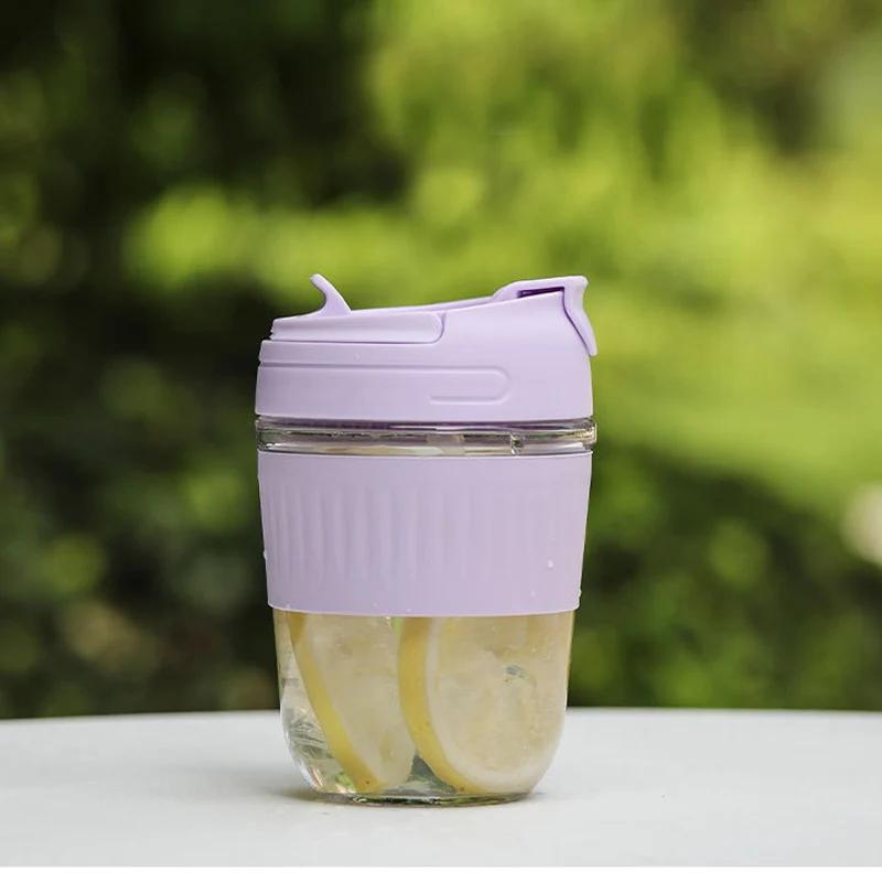 500 мл портативная спортивная бутылка для воды с трубочкой BPA Free герметичная бутылка для спортзала кружки для питья на открытом воздухе студенческая пара стакан для воды