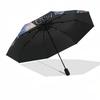 1pc Butterfly Flowers Mandala Artwork Umbrella with Plastic Handle,Suitable for All Seasons Home Travel Outdoor UmbrellaDD158