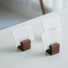 1PC Gold Photo Walnut Wood Party Note Holder Multipurpose Card Holder Wedding Multiple Styles Notepaper Accessories
