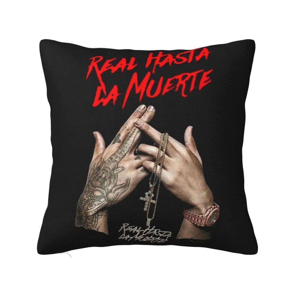 Наволочка Anuel AA Real Hasta La Muerte Современная наволочка Мягкая графическая наволочка Наволочки для гостиной стула