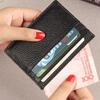 Genuine Leather Driver's License & Card Holder Wallet – Ultra-Thin Cowhide Coin & Credit Card Purse