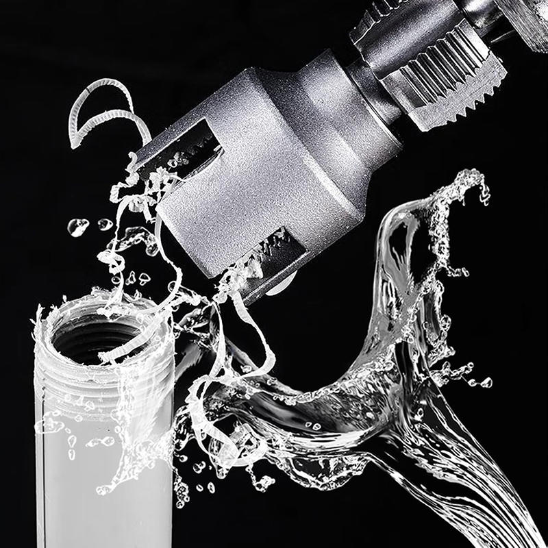 Инструмент для нарезания резьбы на трубах - Набор резьбонарезных плашек для ПВХ труб, совместимый с электродрелью, инструмент для нарезания резьбы на ПВХ, 1/2" 3/4" инструмент