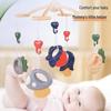 Multi-Functional Music Crib Mobile with Remote Control, Projection Light, and Educational Soothing Rattle