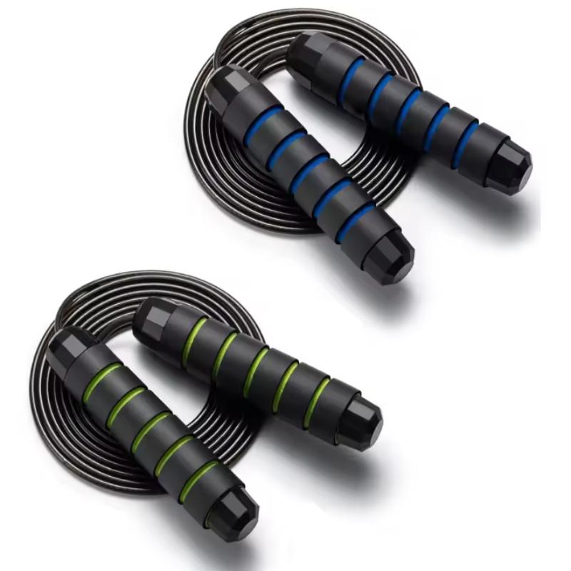 1 Set Anti-Tangling Steel Wire Jump Rope Adjustable For Skipping Fitness Workout Home Sport Training Equipment