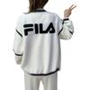 Fila Оригинальный повседневный универсальный трикотажный топ с цветными блоками женские топы белый F11W349406F-WT