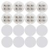 8pcs Beauty Salon Self Adhesive Caster Wheels Mini Steel Roller Ball Universal Wheel for Trash Can