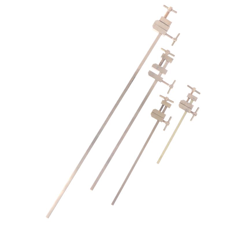 Деревообработка Латунный Японский Деревянный Струбцина F-образная Регулируемая Губка С Накатными Зажимными Винтами Столярное Дело Миниатюрный Быстрозажимной