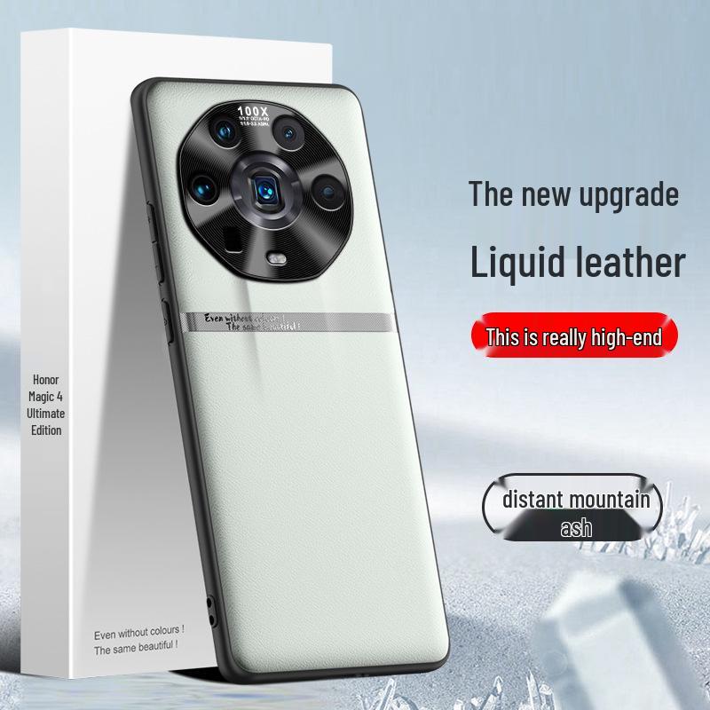 Совместимый кожаный чехол Honor Magic 4 Ultimate: Прочная, устойчивая к падениям, защита от попадания жидкости