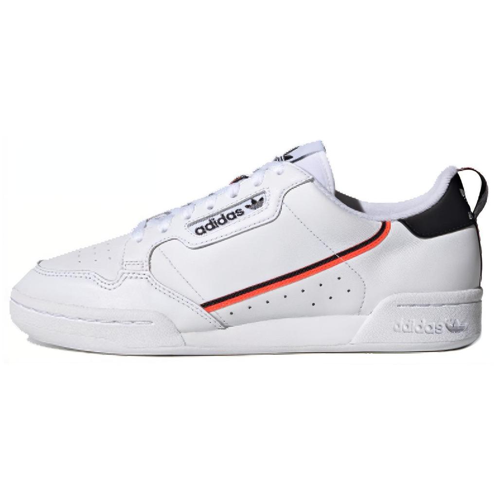 Adidas Continental 80 White Solar Red FW5815