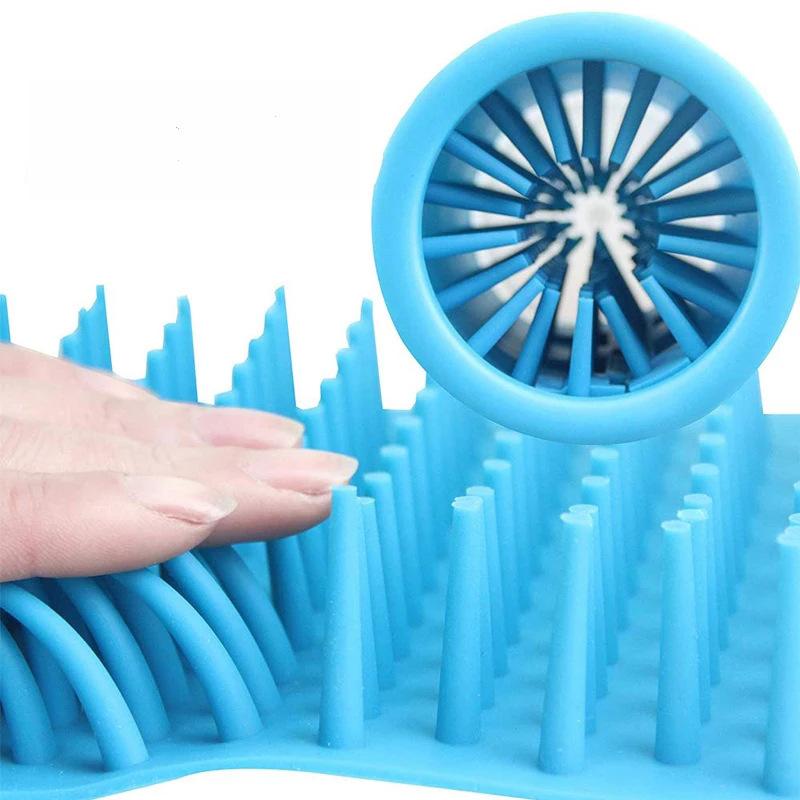 Новый 1 шт. Артефакт для мытья лап собаки кошка щенок чашка для мытья лап мытье лап бесплатное скрабирование автоматическое мытье лап питомца чашка для лап