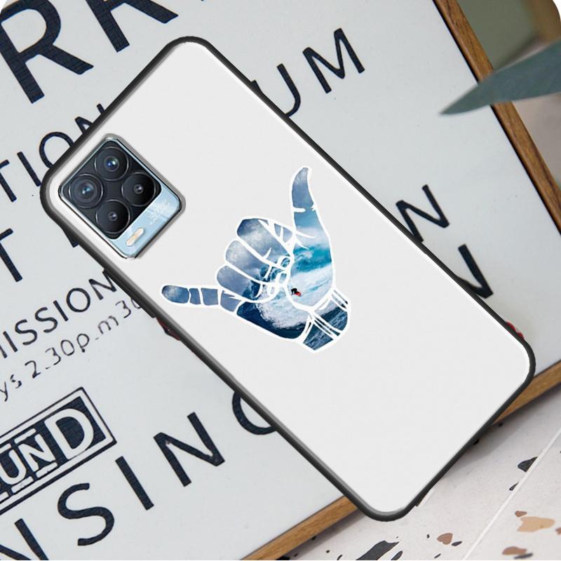 Чехол Surfer Surf Hang Loose Shaka для Realme C21 C11 C15 GT Neo2 Master 8 Pro 8i OnePlus 9 Pro 8T 9R Nord2 Coque Cover
