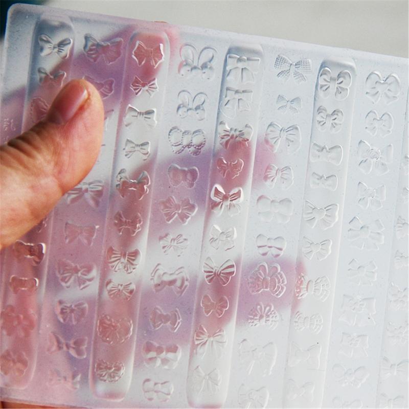 Креативный силиконовый молд для нейл-арта для легкого создания узоров. Мягкие материалы подходят для различных форм и длины ногтей.