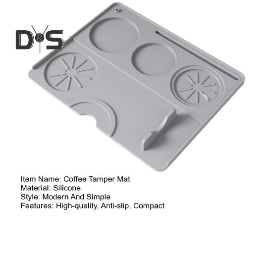 Коврик для трамбовки эспрессо, нескользящий силиконовый коврик для трамбовки кофе, коврик для станции трамбовки эспрессо, инструмент бариста для кухонного бара на столешнице