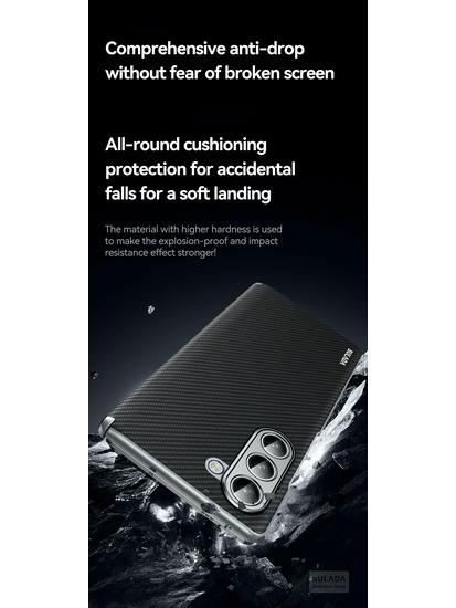 Чехол для телефона Samsung Z Fold7/6/W23 с защитой магнитной петли из кевлара