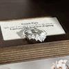French gentle wind Internet celebrity pearl bow new full diamond light luxury ring women's unique niche high sense ring
