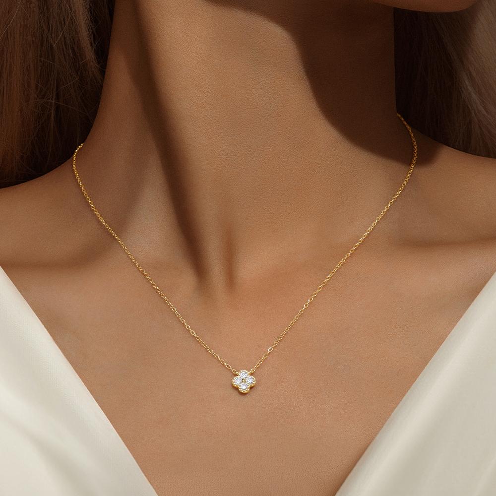 ROXI 100% Серебро 925 Пробы Бирюзовый Хрусталь Лепестковый Узор Подвески Ожерелья Для Женщин Изысканные Свадебные Украшения Ожерелье Mujer