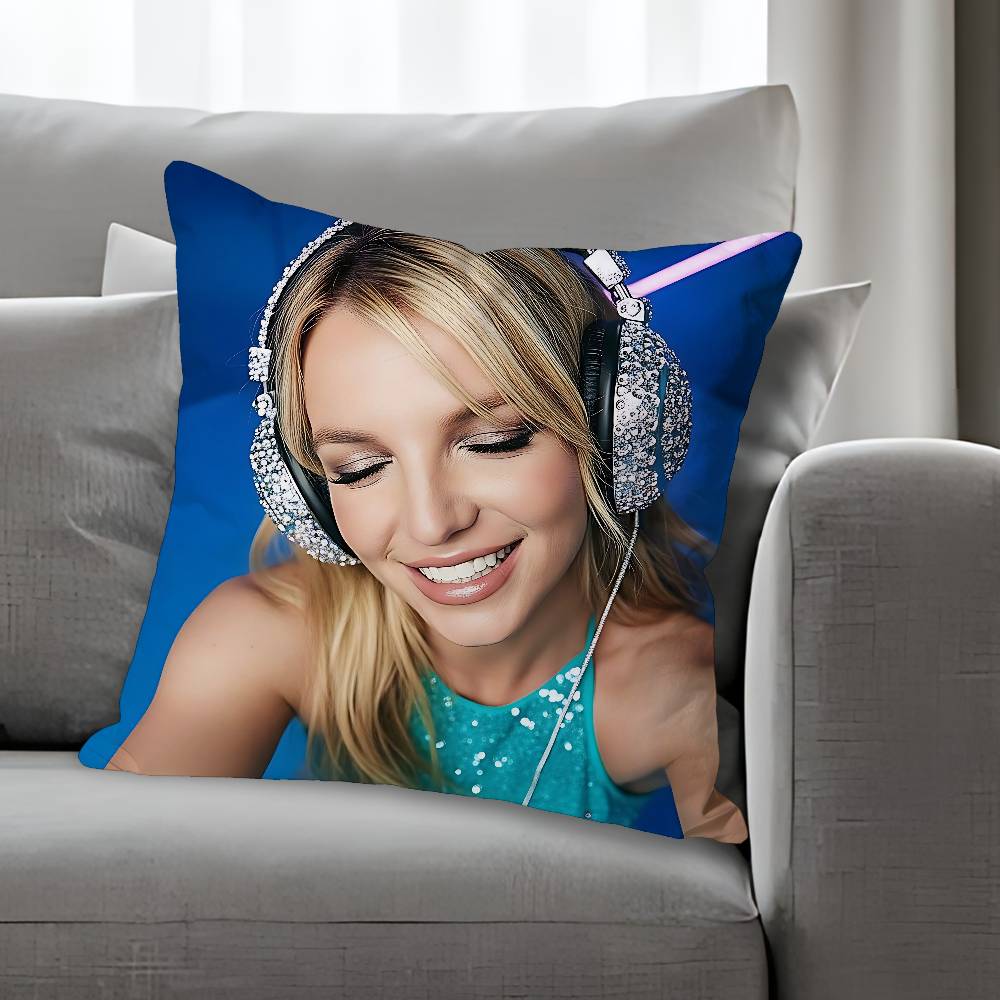 BBritney Singer Spears Разные размеры Квадратная наволочка Для автомобиля Дома Спальни Декор Индивидуальный Подарок на День святого Валентина