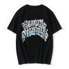 Summer Men's Short Sleeve T-Shirt Letter Print Streetwear Men Women Fashion Oversized T Shirt Pure Cotton HipHop Tees Tops
