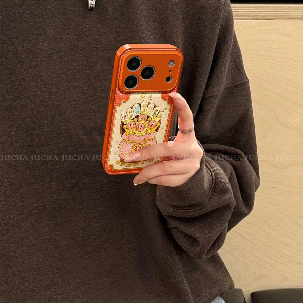 Чехол-кукла 'Счастливый Кот' для iPhone 14-17: Высококлассная роскошь, Ударопрочный дизайн